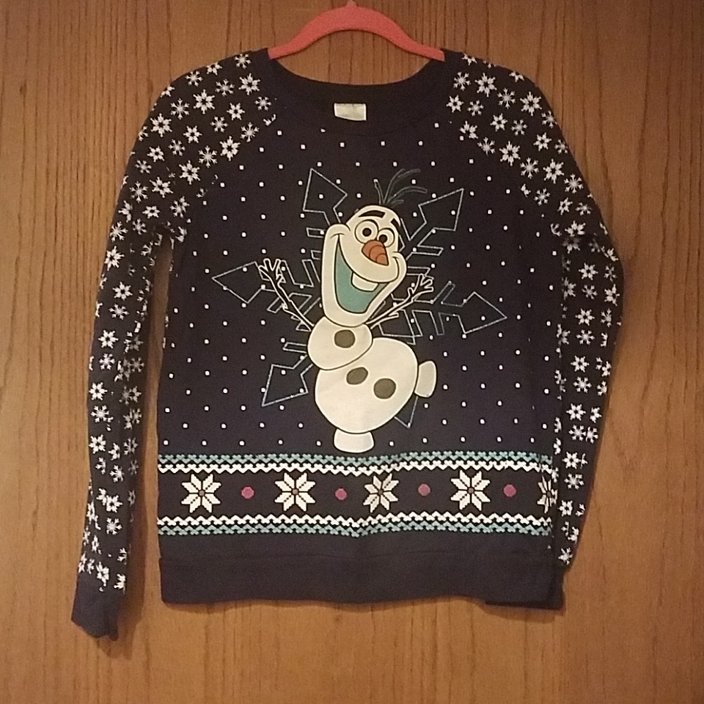 Disney Navy Blue Olaf Sweatshirt